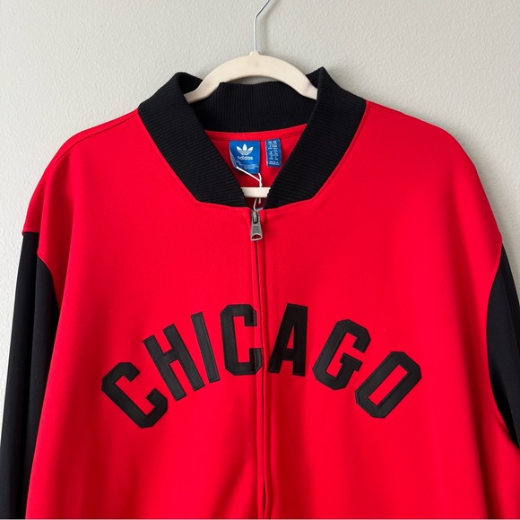 NWT Adidas Chicago‎ Bulls Track Jacket / SZ 2XL - Picture 2 of 11